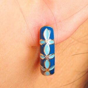 Banquet earing,  gold color, copper material,